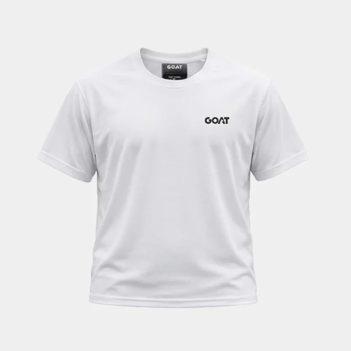 GOAT SIGNATURE T-SHIRT — ESSENTIAL WHITE